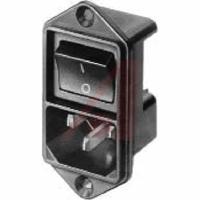 43022001 Schurter C14 Panel Mount IEC Connector Male, 10A, 250 V