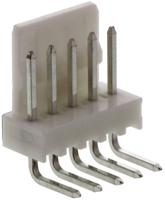 22-05-7058 Molex 7395 Series Right Angle Through Hole Pin Header, 5 Contact(s), 2.54 mm Pitch, 1 Row, Unshrouded