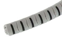 901-10409 HellermannTyton Helagrip Cable Markers, Black on White,