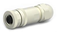 t4110012081-000 TE Connectivity Circular Connector, 8 Contacts, Cable, M12 Connector, Plug, Female, IP67, T411 Series