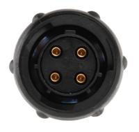 uts6jc124sscr Souriau Sunbank by Eaton Circular Connector, 4 Contacts, Cable, Standard Connector, Socket, Female, IP68, IP69K, UTS