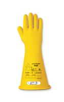 rig114y100 Ansell RIG114Y Yellow Latex Electrical Insulating Gloves, Size 10, Latex Coating