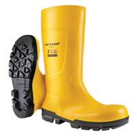 nb2jf0140 Dunlop WORK-IT FULL SAFETY Black, Yellow Steel Toe Capped Unisex Safety Boots, UK 6.5, EU 40