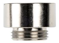 52104454 Lapp Cable Gland Adaptor, M20 Exterior Thread, M25 Interior Thread, Nickel Plated Brass, SKINDICHT Series
