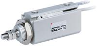 cdjp2b10-25d SMC 25 mm Pneumatic Piston Rod Cylinder - CDJP2 Series, Double Acting Acting