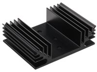 234-2485 RS PRO Heatsink, Universal Rectangular Alu, 3.3K/W, 50 x 65 x 20mm, Screw Mount