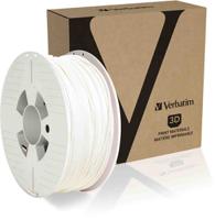 55328 Verbatim 2.85mm White PLA 3D Printer Filament, 1kg