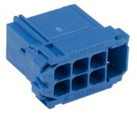 6-968970-1 TE Connectivity, AMP MCP 2.8 Automotive Connector Socket Blue 6 Way
