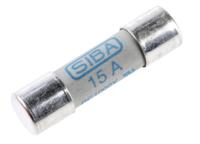 502152615 SIBA 15A Ceramic Cartridge Fuse, 10 x 38mm