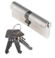 e60np-4545-kd ABUS Brass Euro Cylinder Lock, 45/45 mm (61mm)