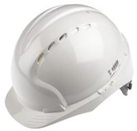 ajf030-000-100 JSP EVO2 White Safety Helmet, AdjustableVentilated