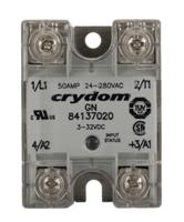 84137020 Sensata Crydom 8413 Series Solid State Relay, 50 A rms Load, Panel Mount, 280 V ac Load, 32 V dc Control