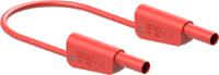 662010-05022 Staubli Test lead, 19A, 1kV, Red, 500mm Lead Length