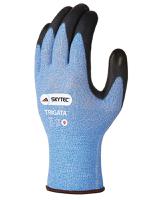 sky90 Skytec Trigata Blue Polyurethane Work Gloves, Size 8, Polyurethane Coating