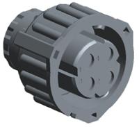 2-967325-1 TE Connectivity Automotive Connector Plug Grey Cable Mount 4 Way