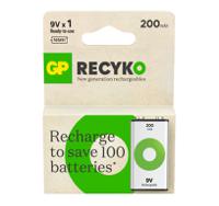 gprhv208r088 Gp Batteries 210mAh NiMH 9V Rechargeable Battery