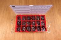 278-376 450 piece E Type, External, Internal Stainless Steel Circlip Kit for 13 → 20 mm, 14 → 25 mm Shaft