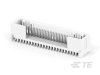 2-2355091-3 TE Connectivity MICRO CT Series Straight Board PCB Header, 23 Contact(s), 1.2 mm Pitch, 1 Row, Shrouded