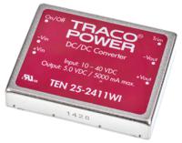 ten-25-2411wi TRACOPOWER TEN 25WI DC-DC Converter, 5V dc/ 5A Output, 10 → 40 V dc Input, 25W, Through Hole, +85°C Max Temp