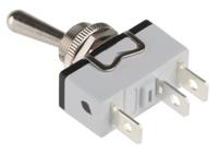 635h2 APEM Toggle Switch, Panel Mount, On-(On), SPST, Tab Terminal