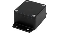 rnd-455-00429 RND RND 455 Series Black Aluminium Alloy Enclosure, IP65, Flanged, Black Lid, 64 x 58 x 35mm