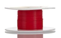 28407-rd005 Alpha Wire Hook-up Wire TEFLON Series Red 0.03 mm² Hook Up Wire, 32 AWG, 7/0.008 mm, 30m, PTFE Insulation, 2840/7 RD005