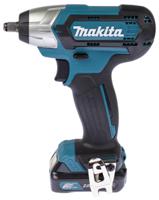 tw140dwae Makita 3/8 in 12V, 2Ah Cordless Impact Wrench, UK Plug