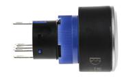 175-8295 RS PRO Illuminated Push Button Switch, Momentary, Panel Mount, 22.2mm Cutout, SPDT, Yellow LED, 250V ac, IP65