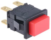 h8350abaadt Arcolectric (Bulgin) Ltd 8300 Series Push Button Switch, Latching, Panel Mount, DPDT, 250V ac, IP65