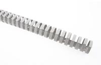 136-9939 RS PRO Grey Slotted Flexible Panel Trunking - Flexible Slot, W30 mm x D30mm, L0.5m, Polypropylene
