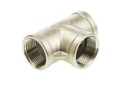 499-2997 RS PRO Stainless Steel Pipe Fitting, Tee Circular Tee, Female G 3/4in x Female G 3/4in x Female G 3/4in