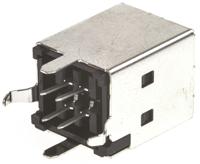 5788336-1 TE Connectivity Straight, Through Hole, Socket- Single Port Type B USB Connector