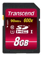 ts8gsdhc10u1 Transcend 8 GB SDHC SD Card, Class 10, UHS-1 U1
