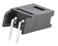 280377-1 TE Connectivity AMPMODU MOD II Series Right Angle Through Hole PCB Header, 2 Contact(s), 2.54 mm Pitch, 1 Row, Shrouded