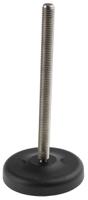 185-4506 RS PRO M12 Polyamide Adjustable Foot, 1300kg Static Load Capacity 30° Tilt Angle