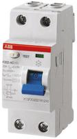 2csf202101r3630-f202-a-6303 ABB F200 RCCB, 63A, 2 Pole, 300mA, Type A