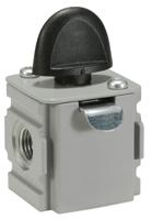 p31vb12lbnn Parker Handle Pneumatic Relay Pneumatic Manual Control Valve P31 Series, BSPP 1/4, 1/4in, III B