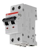 2cds272061r0377-s202-muc-k-6a-10-ka ABB System Pro M Compact S200MUC MCB, 2P, 6A Curve K, 440V AC, 440V DC, 25 kA Breaking Capacity