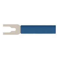 rs-lb-4-ks-ni-9-bl Schutzinger Blue Female Banana Connector, 4 mm Connector, Cable Lug Termination, 20A, 1kV, Nickel Plating
