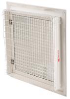 185-4713 RS PRO White Aluminium Vent Grille, Eggcrate Slat, 300 x 300mm