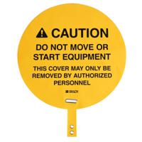 151875 Brady Self-Adhesive Fork Lift Hazard Hazard Warning Sign (English)