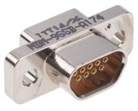 mdm-9ssb-a174 ITT Cannon MDM 9 Way Panel Mount D-sub Connector Socket, 1.27mm Pitch