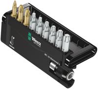 05134200001 Wera Driver Bit Set 10 Pieces, Hexagon, Pozidriv, Torx