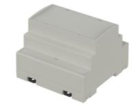 65610087s1-cnc-875 Bopla CombiNorm-Control Series Light Grey Flame Retardant ABS Enclosure, IP20, 89.2 x 89.8 x 65.2mm