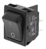 1634201-2 TE Connectivity DPST, On-Off Rocker Switch Panel Mount