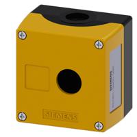 3su1801-0aa00-0ab2 Siemens SIRIUS ACT Push Button Enclosure, 1 Hole Yellow, 22mm diameter Plastic