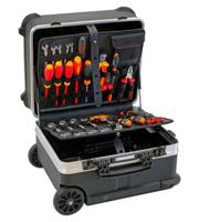 v-rock-turtle-pel GT Line Plastic Tool Case 2 Wheels, 470 x 390 x 347mm