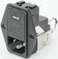 fn378-4-21 Male IEC/EN 60939 IEC Filter Panel Mount,Solder,Rated At 4A,250 V ac Operating Frequency 0 → 400Hz