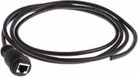 1300500014 Brad from Molex, 2m Cat5e, Black RJ45 to Male Unterminated, F/UTP Shielded, Terminated PUR Sheath