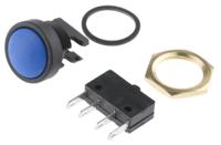 49-59126 ITW Switches 49-59 Series Push Button Switch, Momentary, Panel Mount, 16mm Cutout, SPDT, Clear LED, 250V ac, IP67